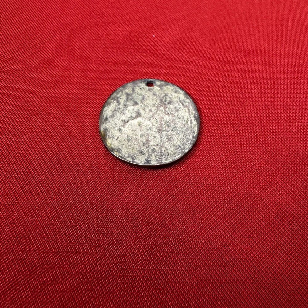 Brass Tone‎ Round Simple Charm Pendant